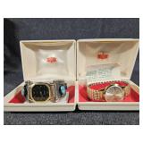 Milan Watch Face on Stone and Silver Toned Watch