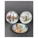 3- Imperial Jigdezhem Collectors Plates