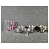 Stainless steel mixing bowls(5), Batter