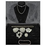 Silver Toned Pins, .925 Bracelet,