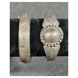 Sterling Bangle, Native American Style Bangle