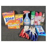 Air Freshener(3), Bounce Dryer Sheets ,Febreze