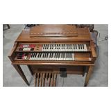 Thomas Pedal Organ With Sheet Music Powers on AD