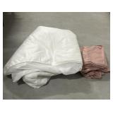 Full Size Mattresses pad, Skirt, Fitted Sheet ,