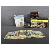 Bakelite View masters with slides.