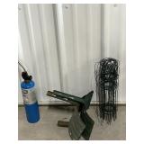 Propane Torch, Garden Fence, Hose Reels