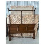Queen Mattress with Frame & headboard