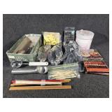 Plastic Forks , Pampered chef Corn Cob Nobs ,