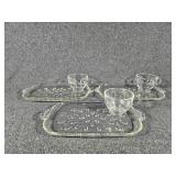 Hazel Atlas Informal Teardrop Snack Trays