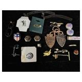 Cufflinks, Tie Pins, Fish Pin, Golf Pin