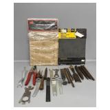 Sandpaper, Chisels,Crimper, Specialized Wrenches