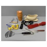 Gravy Boat, Corn Holders, kitchen utensils