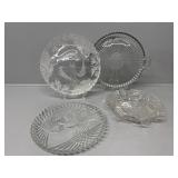 Crystal Serving Platters