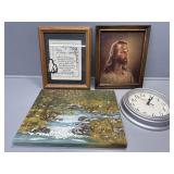 Portrait of Jesus 8x10, Walking with Grandpa