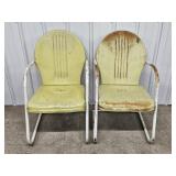 Metal Outdoor Chairs(2)
