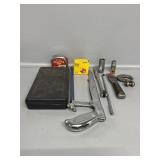 Socket Set, Hacksaw, Chain, Fuses, Tape Measure