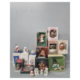 Hallmark Snowball and Tuxedo Ornaments(3), 1991