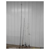 3 Ice Fishing Rods & 2 Others