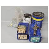 Metal Rods, Screws, Chain, Washers, Wire Nuts,, B