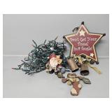 Christmas Lights, Bells(2), Christmas Sign