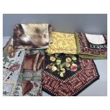 Gardening Afghan, Fruit table runner