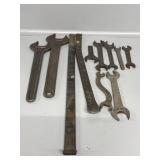 Double Open-end Wrenches, 2 Flat Metal Bars
