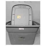 Ball & Kerr Mason Jars (24) In A Gray Tub