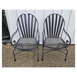 Black Metal Lawn Chairs