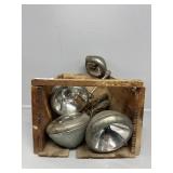 Automobile or Marine Spotlights (4) Wooden Crate