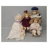 Precious Moments Baby Doll, Porcelain Dolls(3)