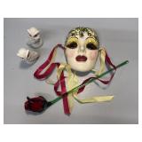"About Face" Ceramic Mask from Madi Gras