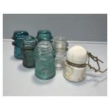 Hemingray insulators assorted sizes