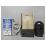Power Inlet Box, Flourex Bulb, Outdoor Light,