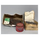 Double Loop Chain, Flat Wood Screws,Nails,Grease