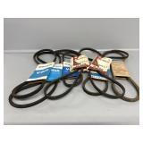 17 Assorted Belts-BF Goodrich,Demco, Simplicity