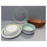 Corelle Ware Spring Daisy plates(8) and saucers