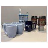 Coffee cups, coffee travel mugs