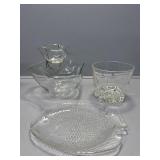 Indiana Glass chip and dip set, 1960ï¿½s era
