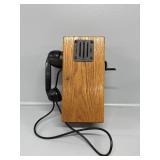 Magneto Oak Wall Phone Crank