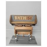 Wooden Shelves and Coat Rack