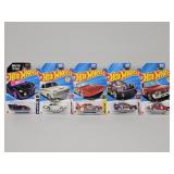 5 Different Hot Wheels Cars