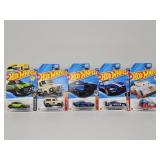 5 Hot Wheels Vehicles