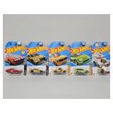 5 Different Hot Wheels Vehicles