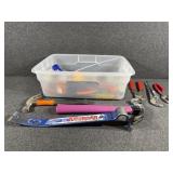 Plastic Tub With Tools- No LId