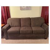 Brown Fabric Flex Steel Couch