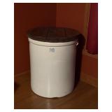 30 Gal Crock with Wooden Lid