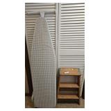 Wooden 2 Step Ladder & Metal Ironing Board