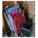 Lawn Chairs, Small Soft Shell Cooler