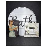 3 Pictures Bathroom Related Decor