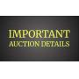 Important Auction Information